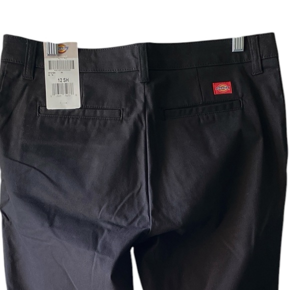 Dickies Women's Slim Fit Bootcut Stretch Pants 12 Short NWT - Picture 5 of 16